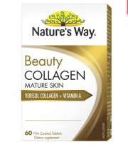 Collagen Natures Way Mature Skin 60 viên của Úc – Bổ sung Collagen + Vitamin A