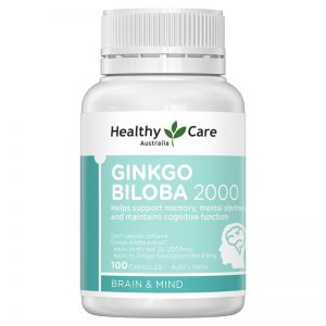 Bổ não Ginkgo Biloba Healthy Care Úc mẫu mới