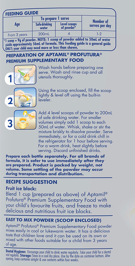 cách pha sữa aptamil úc số 4