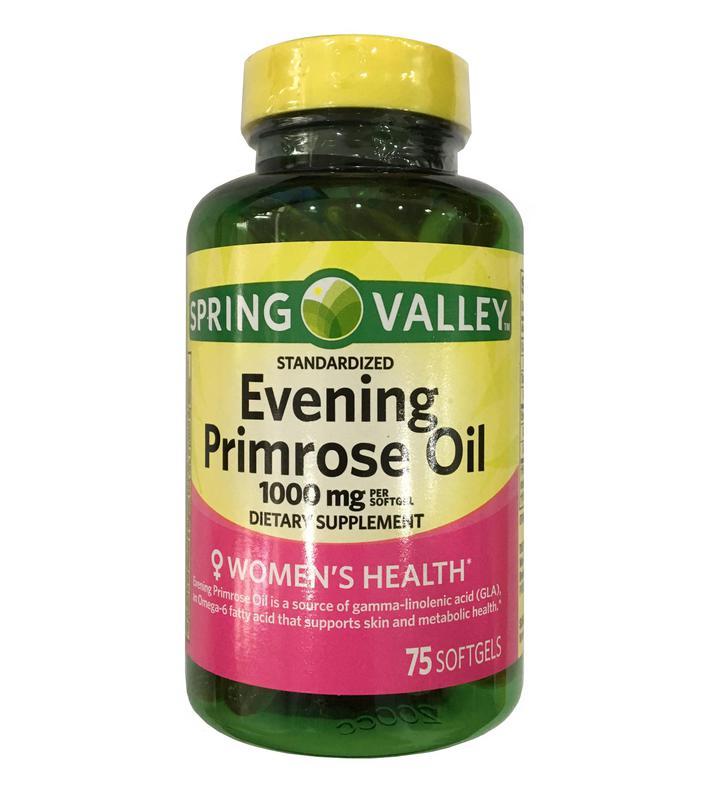 Tinh Dầu Hoa Anh Thảo Spring Valley Evening Primrose Oil
