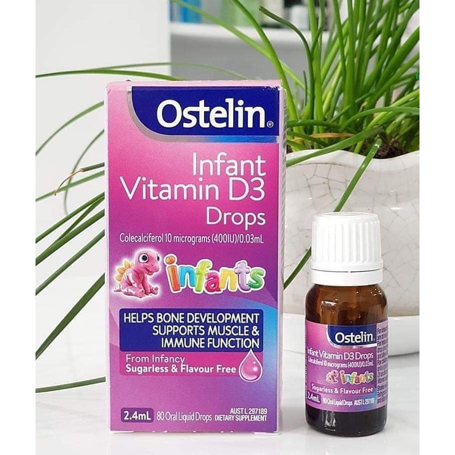 Giới thiệu Ostelin Vitamin D3 dạng giọt cho trẻ sơ sinh